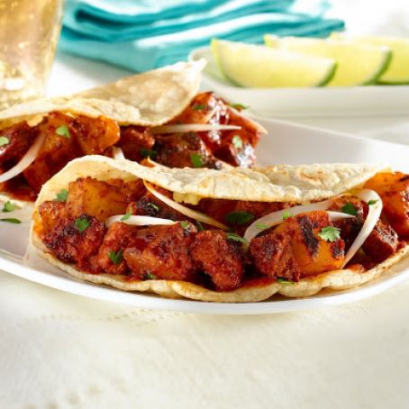 Chile and Pineapple Pork Tacos